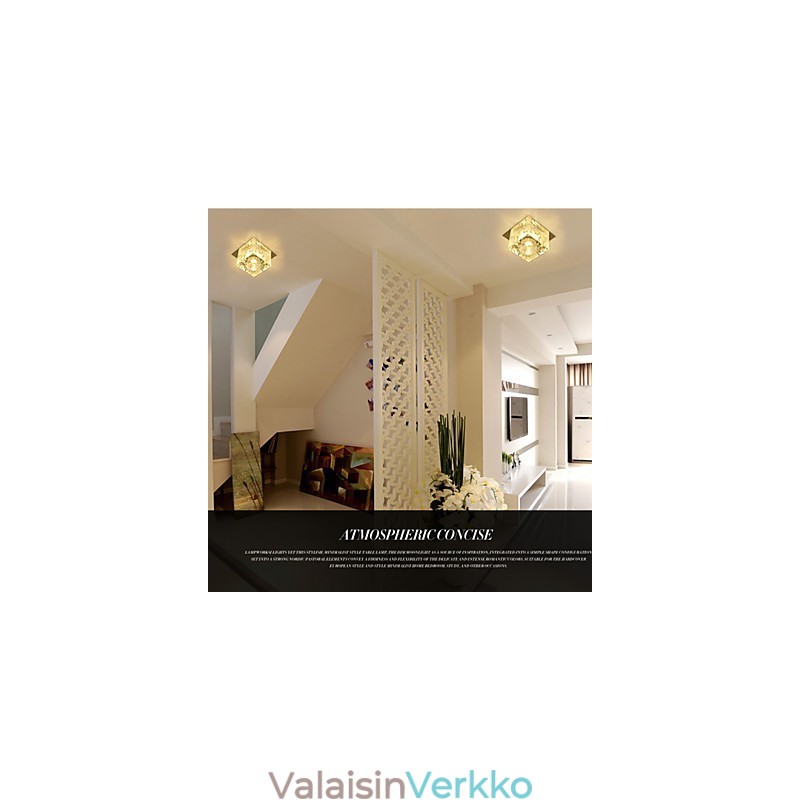 Crystal Lamp Smd CreativeTube Spotlight absorboi kupuvaloa