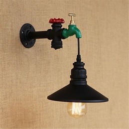 Country Novelty Retro Painting Ominaisuus Mini Style Ambient Light -seinävalaisimille