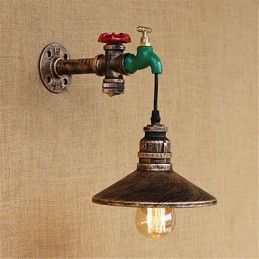 Country Novelty Retro Painting Ominaisuus Mini Style Ambient Light -seinävalaisimille