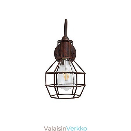 Seinävalaisin Seinävalaisimet Seinäruosteenvärinen Retro-seinävalaisin Seinävalaisin Seinävalaisimet Seinäruosteenvärinen Retro-seinävalaisin