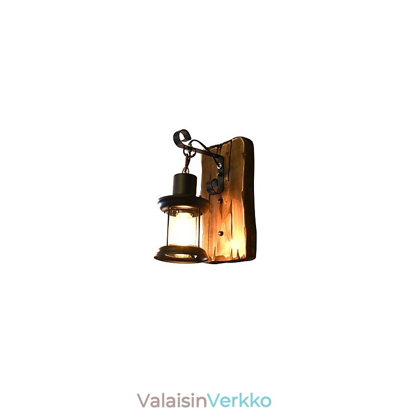Rustic Lodge Perinteinen klassinen maalausominaisuus Downlight-seinävalaisimille