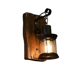 Rustic Lodge Perinteinen klassinen maalausominaisuus Downlight-seinävalaisimille