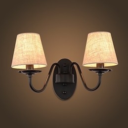 Rustic Lodge Simple Vintage Painting Feature Ambient Light -seinävalaisimet