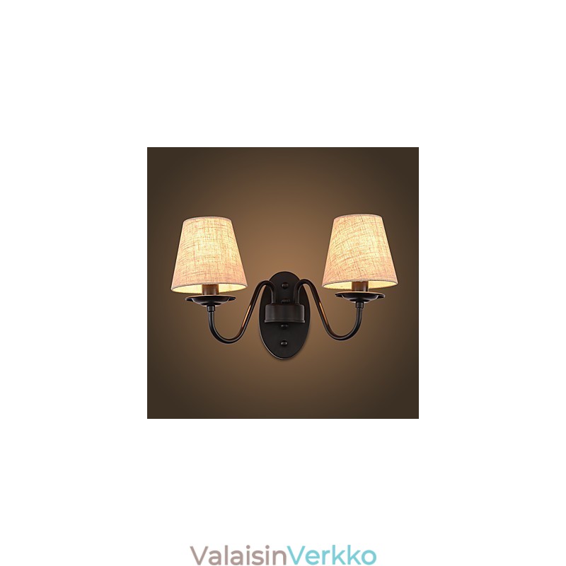 Rustic Lodge Simple Vintage Painting Feature Ambient Light -seinävalaisimet