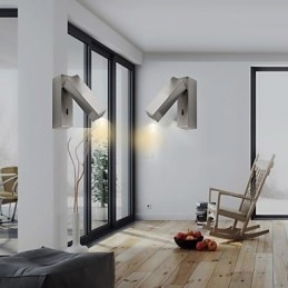 Moderni ja nykyaikainen ominaisuus mini-tyyliselle Ambient Light -seinävalaisimille