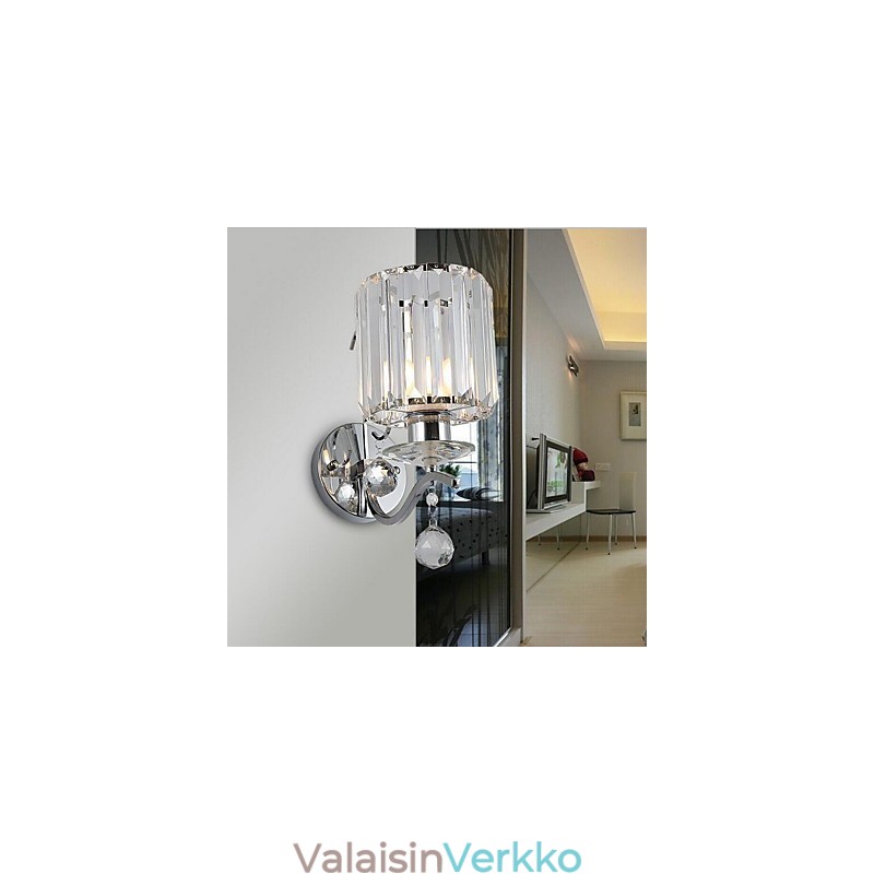 Crystal Modern Contemporary Galvanoitu ominaisuus Uplight Seinävalaisin Seinävalaisin