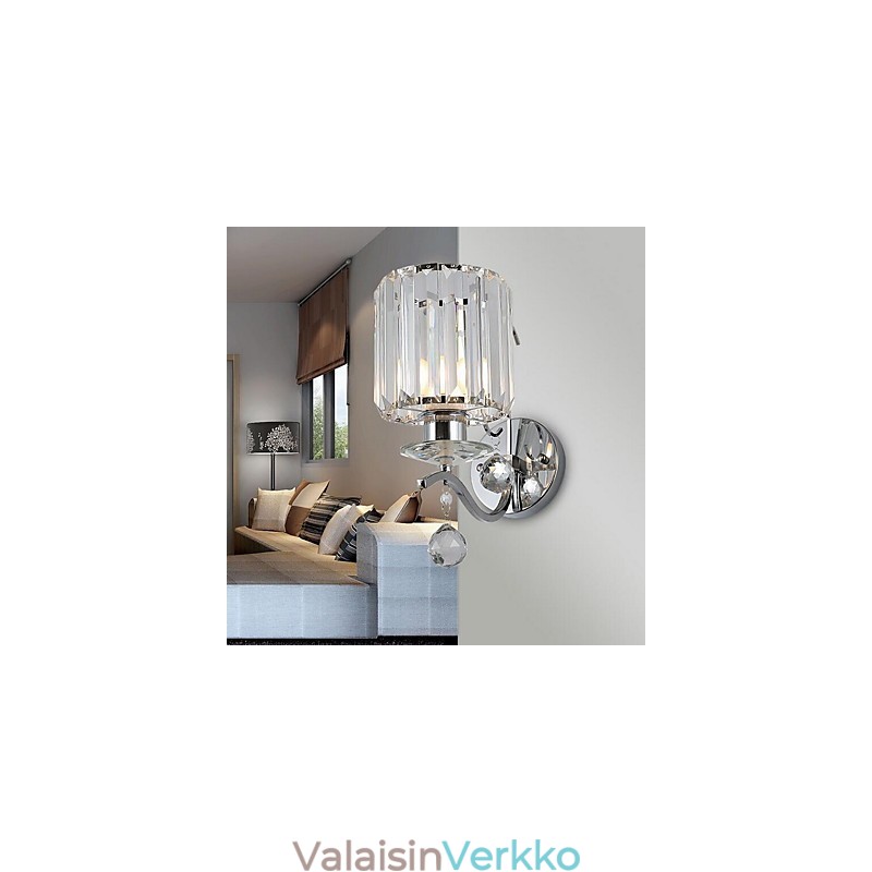 Crystal Modern Contemporary Galvanoitu ominaisuus Uplight Seinävalaisin Seinävalaisin
