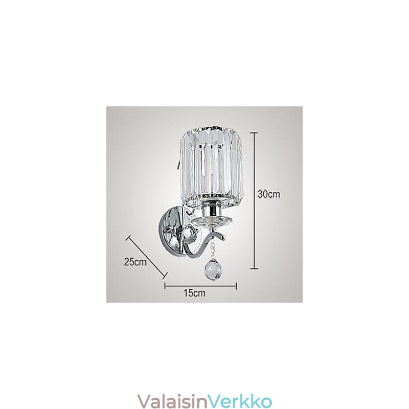 Crystal Modern Contemporary Galvanoitu ominaisuus Uplight Seinävalaisin Seinävalaisin