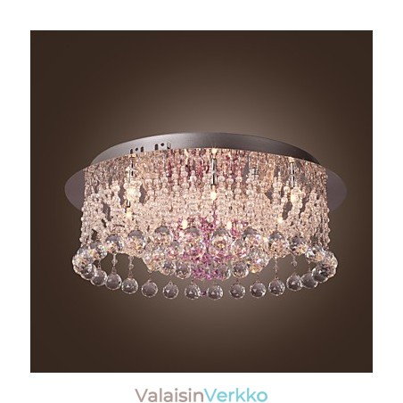 Ylellinen kristallikruunu 12 valolla Louis Design Ylellinen kristallikruunu 12 valolla Louis Design