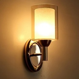 Moderni nykyaikainen sähköpinnoitettu ominaisuus uplight seinävalaisin seinävalaisin