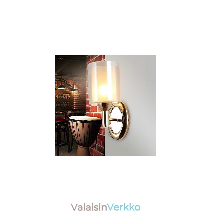 Moderni nykyaikainen sähköpinnoitettu ominaisuus uplight seinävalaisin seinävalaisin