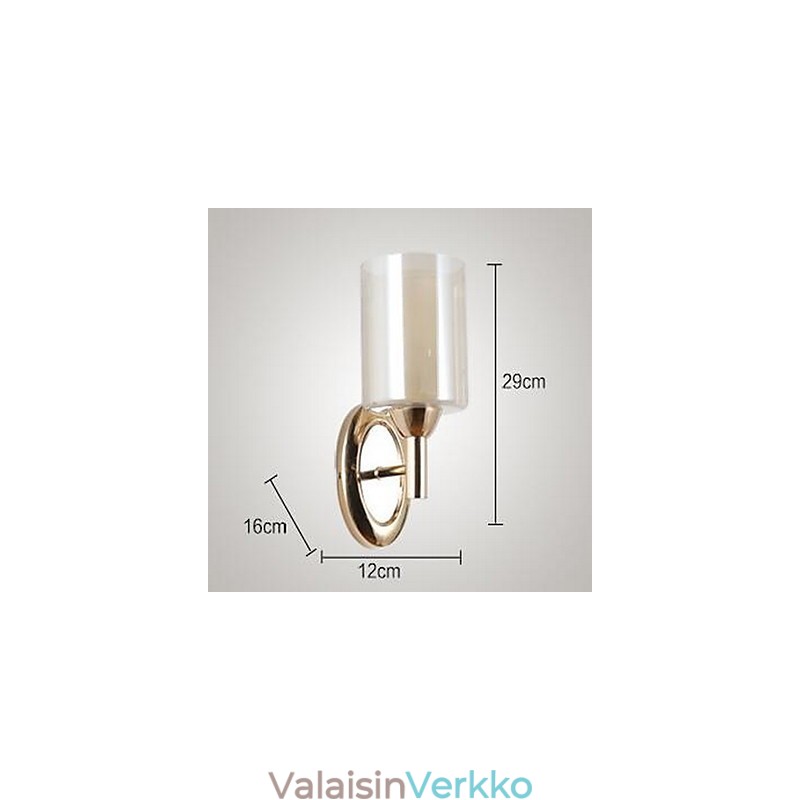 Moderni nykyaikainen sähköpinnoitettu ominaisuus uplight seinävalaisin seinävalaisin