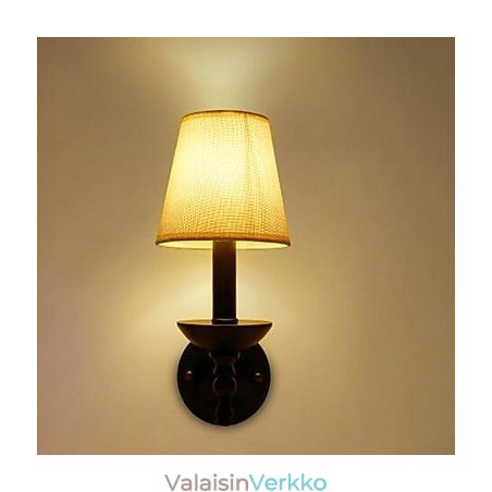 Vintage-muissa on alasvalaisimet seinävalaisimet