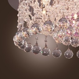 Ylellinen kristallikruunu 12 valolla Louis Design