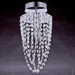 Kattolamput 1 Light Crystal Artistic ruostumaton teräspinnoitus
