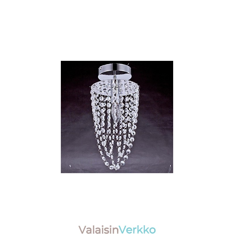 Kattolamput 1 Light Crystal Artistic ruostumaton teräspinnoitus