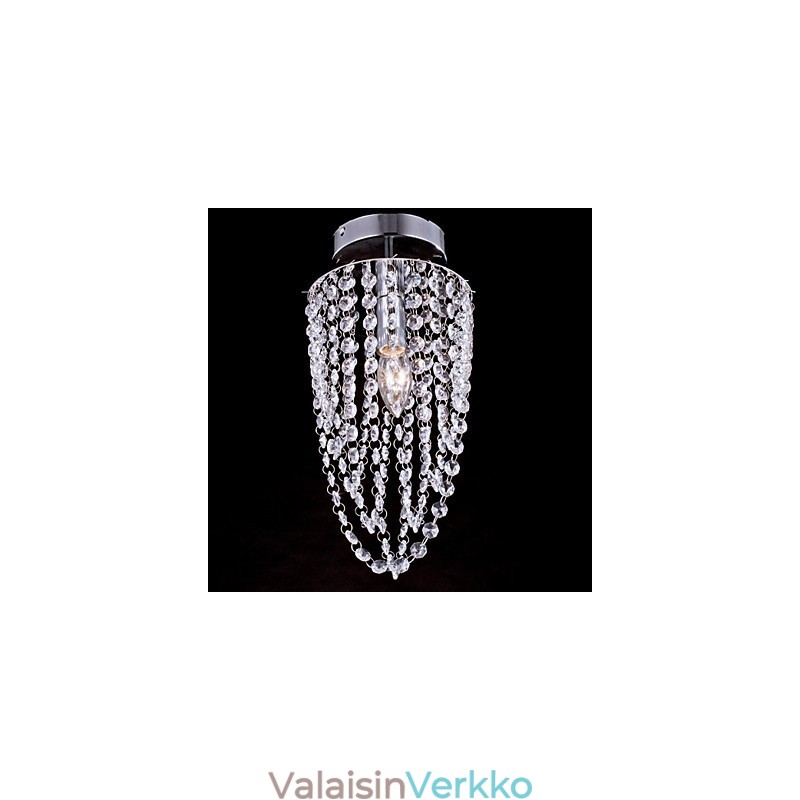 Kattolamput 1 Light Crystal Artistic ruostumaton teräspinnoitus