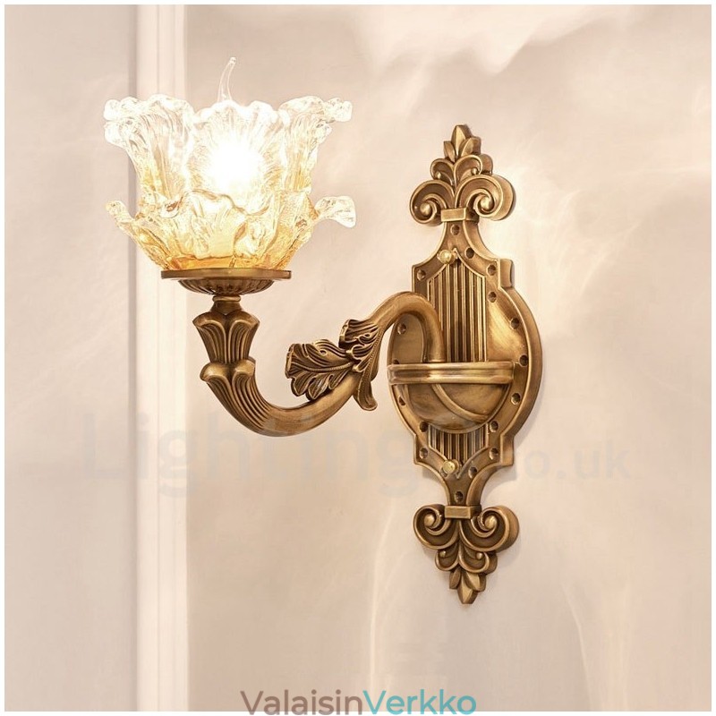 Single Light Perinteinen Classic Olohuone Ruokailuhuone Makuuhuone Metal Luxury Indoor Seinävalaisimet