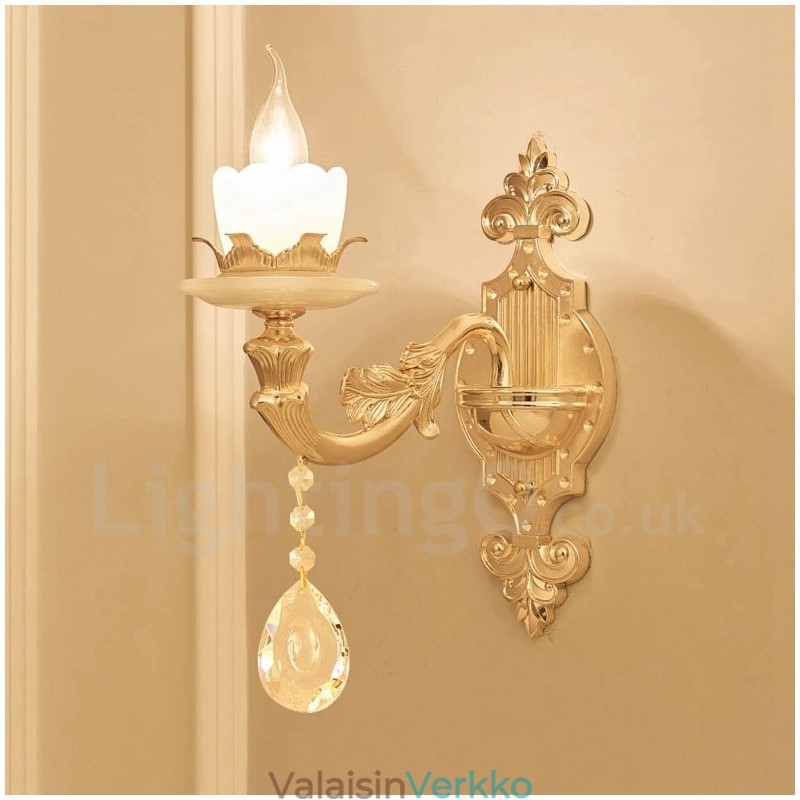Single Light Perinteinen Classic Olohuone Ruokailuhuone Makuuhuone Metal Luxury Indoor Seinävalaisimet