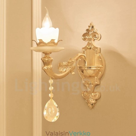 Single Light Perinteinen Classic Olohuone Ruokailuhuone Makuuhuone Metal Luxury Indoor Seinävalaisimet Single Light Perinteinen Classic Olohuone Ruokailuhuone Makuuhuone Metal Luxury Indoor Seinävalaisimet