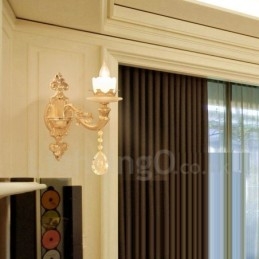 Single Light Perinteinen Classic Olohuone Ruokailuhuone Makuuhuone Metal Luxury Indoor Seinävalaisimet