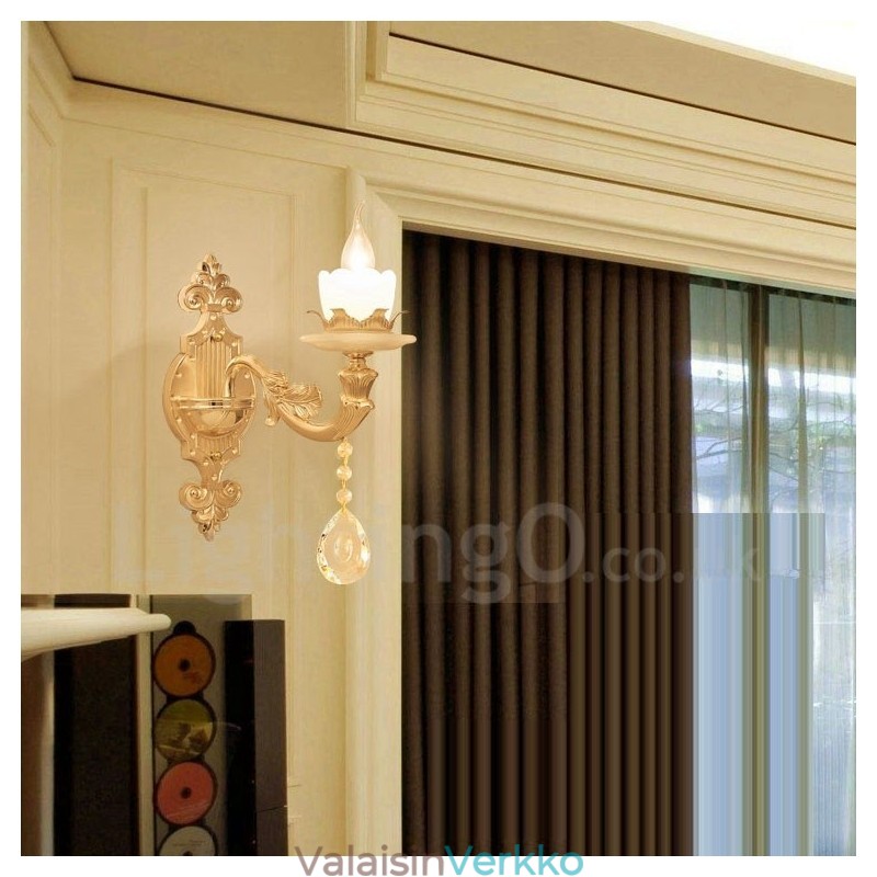 Single Light Perinteinen Classic Olohuone Ruokailuhuone Makuuhuone Metal Luxury Indoor Seinävalaisimet