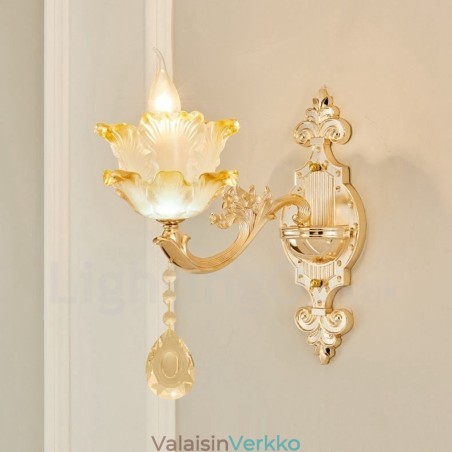 Single Light Perinteinen Classic Olohuone Ruokailuhuone Makuuhuone Metalliset Ylelliset sisäseinävalaisimet Single Light Perinteinen Classic Olohuone Ruokailuhuone Makuuhuone Metalliset Ylelliset sisäseinävalaisimet