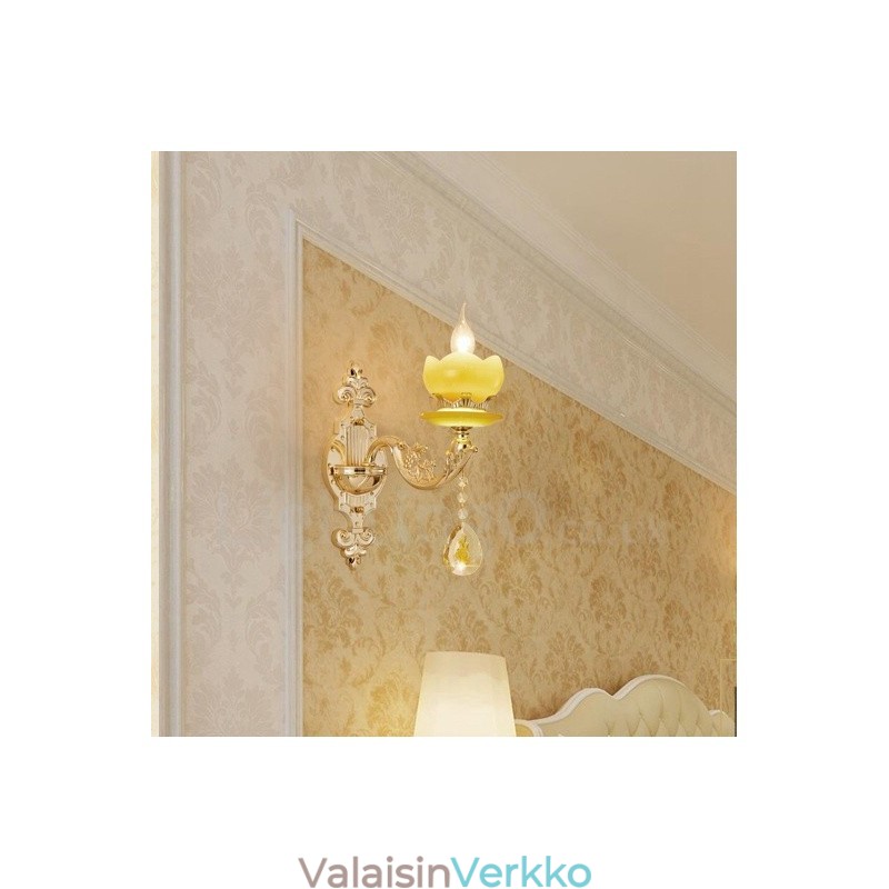 Single Light Perinteinen Classic Olohuone Ruokailuhuone Makuuhuone Metal Ylelliset sisäseinävalaisimet