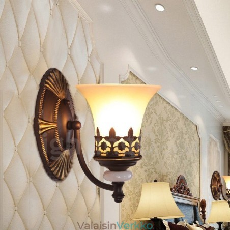 Single Light Perinteinen Classic Olohuone Ruokailuhuone Makuuhuone Metalliset sisäseinälamput