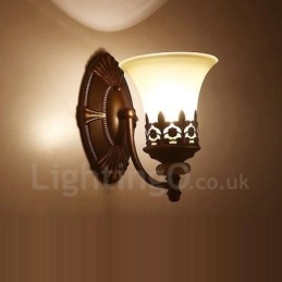 Single Light Perinteinen Classic Olohuone Ruokailuhuone Makuuhuone Metalliset sisäseinälamput