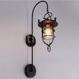 Retro Dock Seinävalaisin Musta Wharf Seinävalot Dock Sconce Ravintola Olohuone Kahvila Baari Vaatekauppa