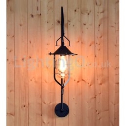 Retro Dock Seinävalaisin Musta Wharf Seinävalot Dock Sconce Ravintola Olohuone Kahvila Baari Vaatekauppa