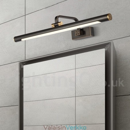IPMirror Lamp Kylpyhuoneen Valaisimet Puhdas messinki seinävalaisin akryylivarjostimella IPMirror Lamp Kylpyhuoneen Valaisimet Puhdas messinki seinävalaisin akryylivarjostimella