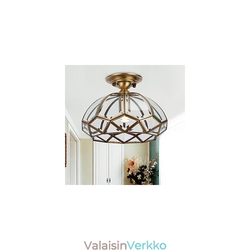 Moderni nykyaikainen koristeellinen design kupari kattovalaisinperhe