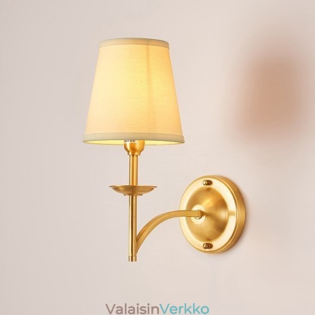 Puhdasta messinkiä ylellinen rustiikki retro vintage 1 valokynttilä seinävalaisin kangasvarjolla Erikois hotellimakuuhuoneen esittelytilaan Olohuone ruokailuhuone Puhdasta messinkiä ylellinen rustiikki retro vintage 1 valokynttilä seinävalaisin kangasvarjolla Erikois hotellimakuuhuoneen esittelytilaan Olohuone ruokailuhuone
