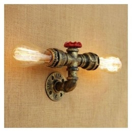 Vintage Retro Water Pipe Industrial Sconces seinävalaisin