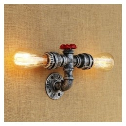 Vintage Retro Water Pipe Industrial Sconces seinävalaisin