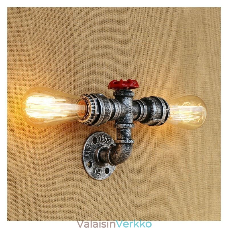Vintage Retro Water Pipe Industrial Sconces seinävalaisin