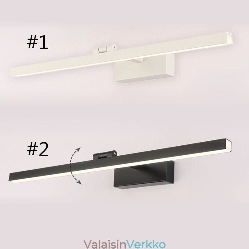 Nordic Style Mirror Etuvalokulma Säädettävä seinävalaisin Pesuhuone