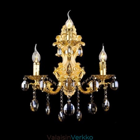Eurooppalainen muoti seinävalaisin Ylellinen Crystal Drop -seinävalaisin Eurooppalainen muoti seinävalaisin Ylellinen Crystal Drop -seinävalaisin