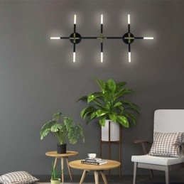 Seinävalon liitos lämmin valkoinen Creative seinävalaisin DIY-yhdistelmälamppu
