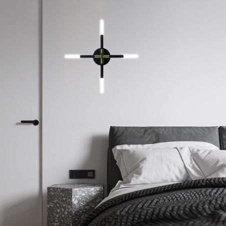 Seinävalaisin Moderni minimalistinen lämmin valkoinen luova seinävalaisin Seinävalaisin Moderni minimalistinen lämmin valkoinen luova seinävalaisin