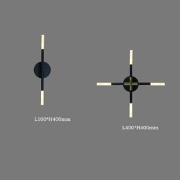 Seinävalaisin Moderni minimalistinen lämmin valkoinen luova seinävalaisin