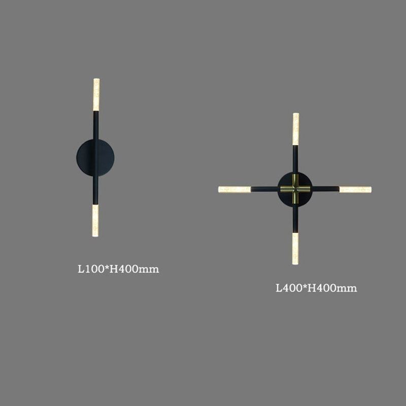 Seinävalaisin Moderni minimalistinen lämmin valkoinen luova seinävalaisin