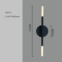 Seinävalaisin Moderni minimalistinen lämmin valkoinen luova seinävalaisin