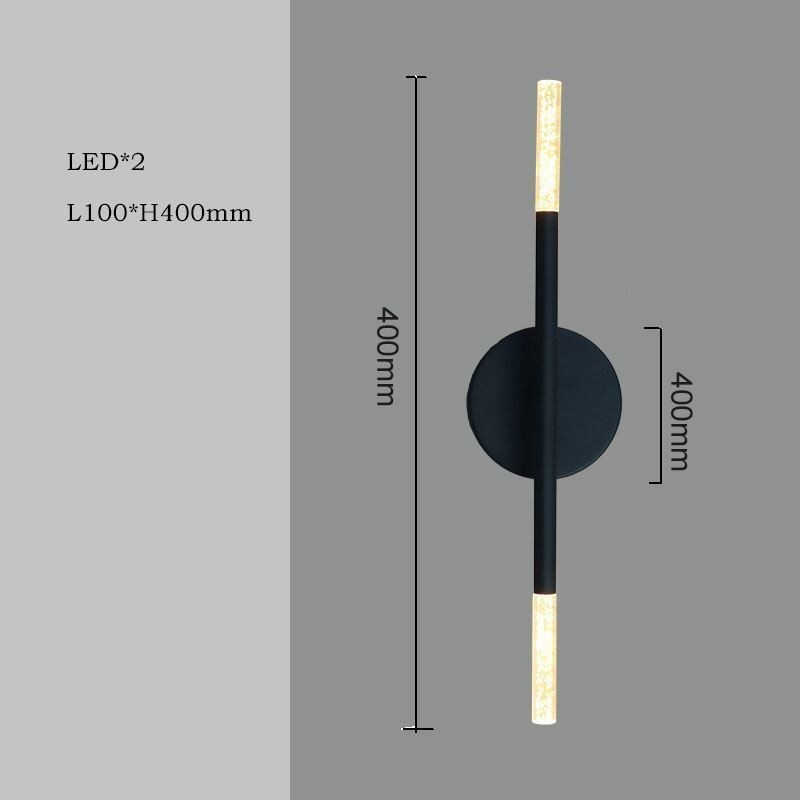 Seinävalaisin Moderni minimalistinen lämmin valkoinen luova seinävalaisin