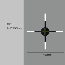 Seinävalaisin Moderni minimalistinen lämmin valkoinen luova seinävalaisin