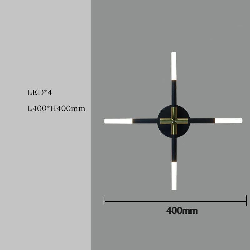 Seinävalaisin Moderni minimalistinen lämmin valkoinen luova seinävalaisin