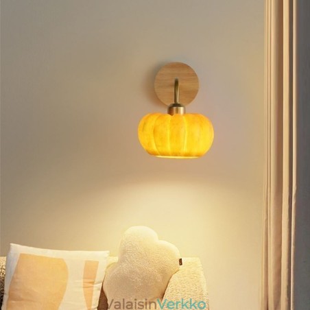 Pumpkin Seinävalaisin Japanilainen Retro Seinävalaisin Pumpkin Seinävalaisin Japanilainen Retro Seinävalaisin