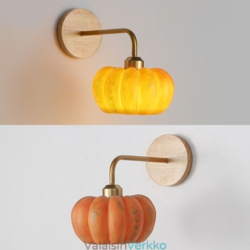Pumpkin Seinävalaisin Japanilainen Retro Seinävalaisin